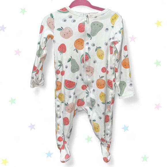 Unisex fruit footie pjs - Picture 1 of 4